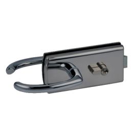 Serrure de milieu cylindre double béquilles Lagune 4300 chromé mat - Stremler - 4300.31.0 pas cher Principale M