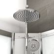 Cabine de douche integrale SILVER 80x80 BLANC en angle THALASSOR SQIB8080 photo du produit Secondaire 1 S