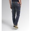 Pantalon de travail en jean STONE PLUS DIRTY WASHING bleu T48 (US38) - DIADORA SPA - 702.170752 pas cher Secondaire 1 S