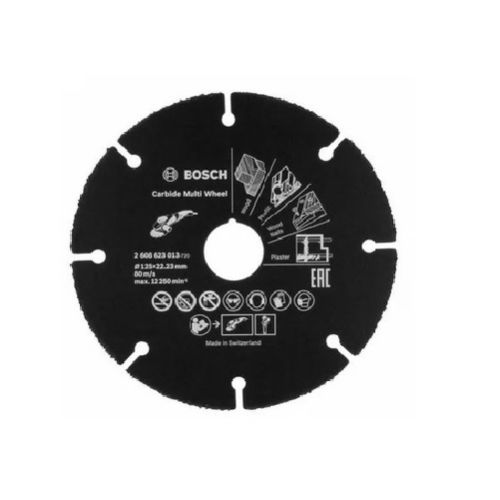 Disque à tronçonner Carbide Multi Wheel D.125mm - BOSCH - 2608623013 pas cher