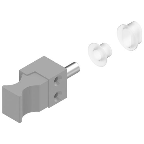 Verrou de condamnation longueur 19,5 mm gris aluminium RAL9006 LA CROISEE DS DS6219-007 photo du produit Principale L