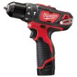 Perceuse-visseuse à percussion 12 V M12 BPD-202X + 2 batteries 2 Ah + chargeur + HD BOX MILWAUKEE 4933446045 photo du produit Secondaire 1 S