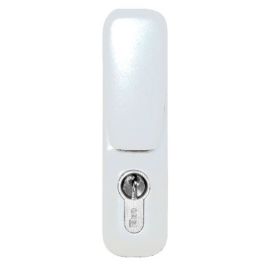 Module bouton tirage fixe à clé Blanc - ISEO - 94013004 pas cher Principale M