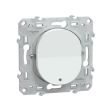 Mécanisme poussoir OVALIS à fermeture lumineux blanc LED bleu 250 V - SCHNEIDER ELECTRIC - S320276 pas cher