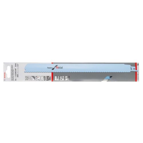 Lame de scie sabre S 1226 CHF Heavy for Metal 300 mm BOSCH 2608657406 photo du produit Secondaire 1 L