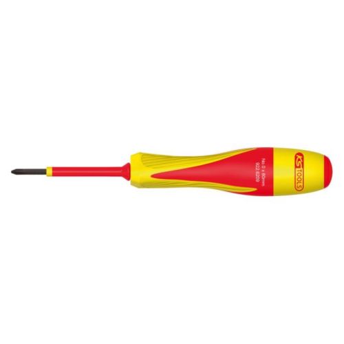 Tournevis Phillips bi-matière isolé 1000 V PH0 60 x 163 mm KS TOOLS 922.6209 photo du produit