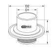 Outil de montage pour capteur ABS pour Volvo FM 130 mm KS TOOLS 460.3965 photo du produit Secondaire 1 S