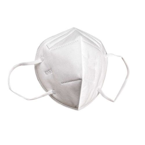 Boîte de 50 masques respiratoires pliables jetables FFP2 KN95 > 95 % blanc MASQUES5 photo du produit