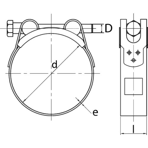 Collier à tourillons A2 W4 D113/121 - ACTON - TBSS 113-121 pas cher Secondaire 1 L