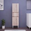 Armoire UNIVERS cambrian oak cachevis - CUISIBANE - ARM-UNIV35CO+C pas cher Secondaire 3 S