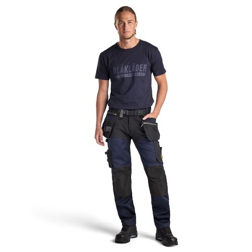 Pantalon de travail artisan + stretch bleu marine/noir T38 BLÅKLÄDER 159918608699C44 photo du produit Secondaire 4 L