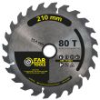 Lame de scie à onglet D 210 mm alésage 25,4 mm 80 dents FARTOOLS 113829 photo du produit