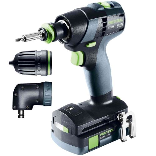 Perceuse-visseuse 18 V TXS 18 C 3,0-SET + 2 batterie 3 Ah + chargeur + coffret Systainer SYS3 FESTOOL 576896 photo du produit Secondaire 1 L