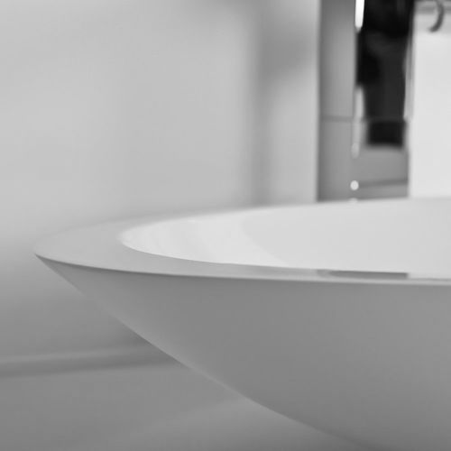 Vasque &agrave; poser OVALIS 60 MATE en Solid Surface - THALASSOR - OVALIS60 pas cher Secondaire 5 L