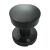 Bouton de porte inox noir mat rond plat diamètre 52mm photo du produit Principale XS