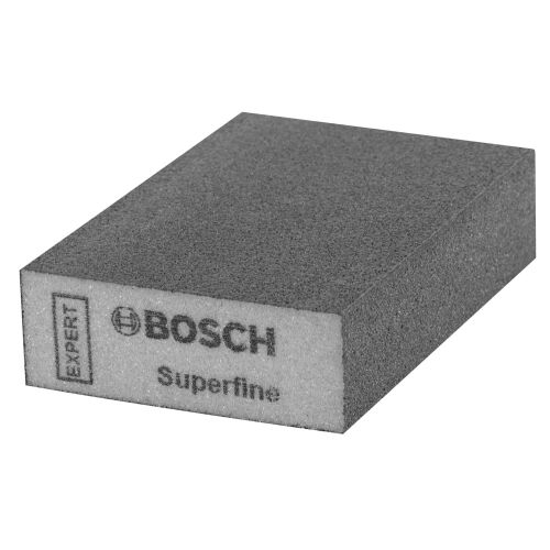 Éponge abrasive pavé Expert 69x97x26mm superfin expert pour ponçage en mousse - BOSCH - 2608901180 pas cher Secondaire 1 L