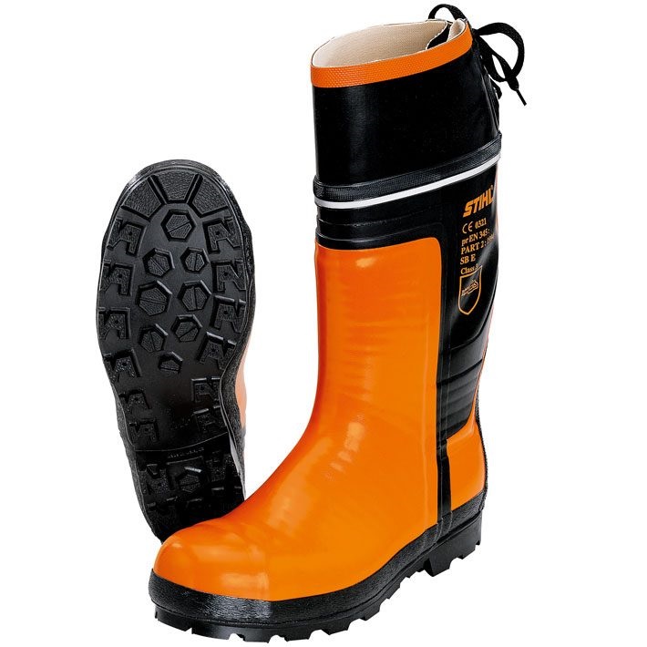 Bottes forestières anti-coupure orange/noir P41 - STIHL - 0088-493-0041