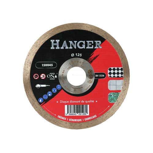 Disque diamant pour carrelage et céramique - Hanger - HANGER -  AFDB-C15-125/22