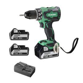 Perceuse-visseuse 18V Hikoki DS18DBSLWDZ + 3 batteries 5 Ah + chargeur photo du produit Principale M