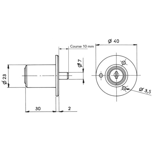 Batteuse 14400-01 1/2 tour gauche - RONIS - 52350 pas cher Secondaire 2 L