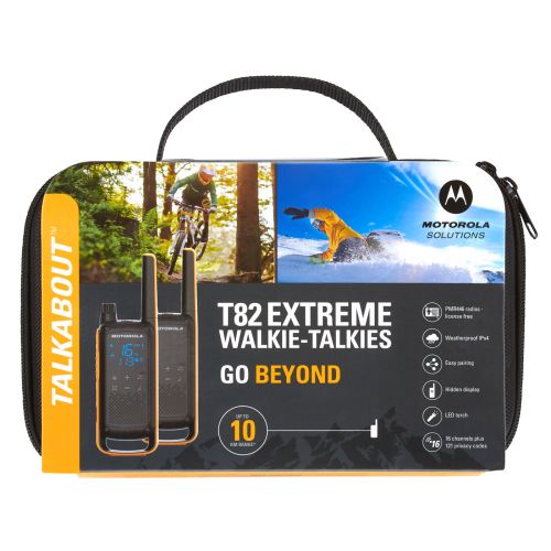 Talkie walkie Motorola T80 Extreme Twin Jaune - MOTOROLA - B8P00810YDEMAG pas cher Secondaire 2 L