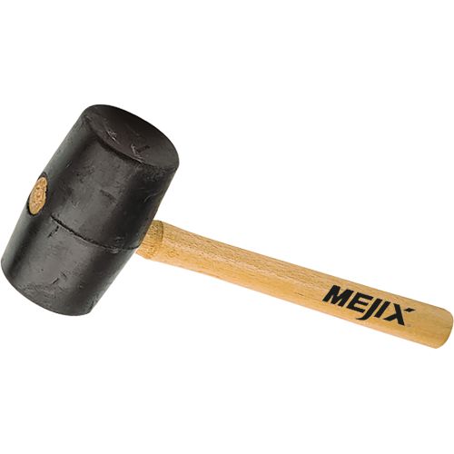 Maillet caoutchouc noir 275 mm D 60 mm MEJIX 180208 photo du produit