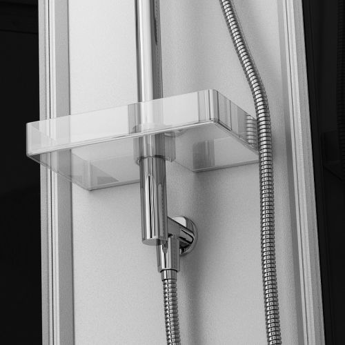 Cabine de douche intégrale SILVER 90x90 BLANC en angle - THALASSOR - SQIB9090 pas cher Secondaire 5 L