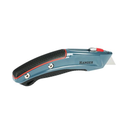 Cutter pour lames trapèze avec chargeur de 5 lames - HANGER - 110020 pas cher Secondaire 2 L