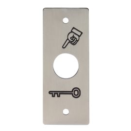 Plaque inox exit + braille SEWOSY photo du produit Principale M