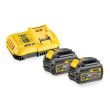 Perforateur-burineur SDS Plus 54 V + 2 batteries 6 Ah + chargeur + coffret TSTAK DEWALT DCH333T2 photo du produit Secondaire 2 S