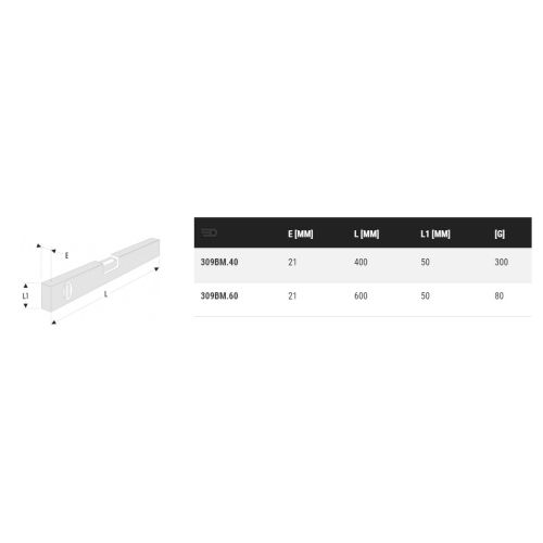 Niveau tubulaire magnétique 400mm - FACOM - 309BM.40 pas cher Secondaire 1 L