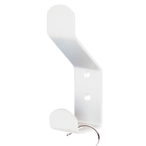 Patère aluminium blanche - EUROWALE - 080806BL pas cher