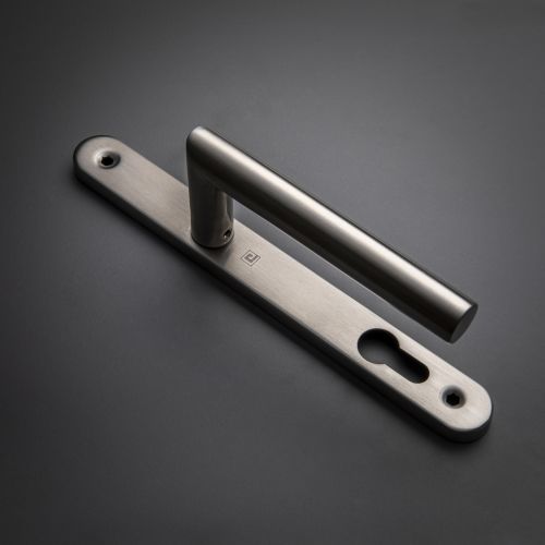 Ensemble 1394 entraxe 92mm sur plaque étroite clé I inox brossé - HERACLES - B-INOX-PE06 pas cher Secondaire 7 L