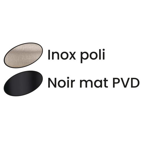 Béquille double sur rosace JADE slim inox poli bec de cane diamètre 19mm SL02 photo du produit Secondaire 5 L