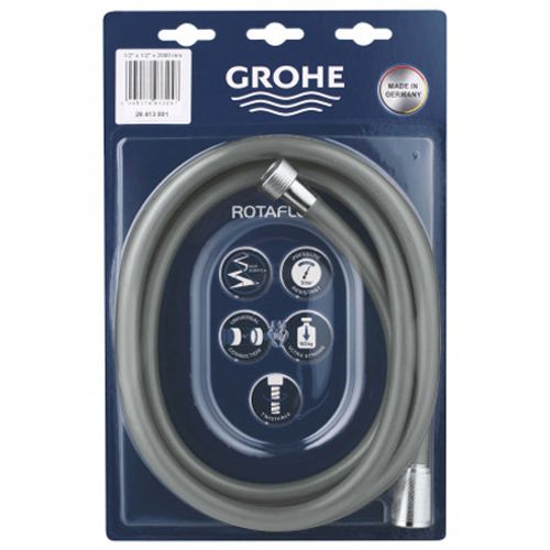 Flexible de douche ROTAFLEX TWISTSTOP 2000 mm GROHE 28413-001 photo du produit Secondaire 2 L