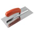Platoir lame inox courbe 28 x 12 cm poign&eacute;e plastique MONDELIN 23.132.1 photo du produit