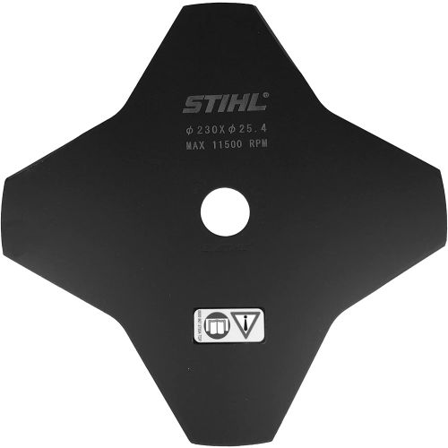 Couteau à herbe 4 pales diamètre 230mm alésage 25,4mm - STIHL - 4001-713-3801 pas cher