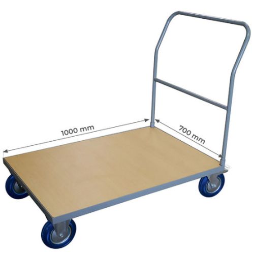 Chariot plateau bois 500 kg 1050 x 700 x 1100 mm STOCKMAN WP50A/1 photo du produit Secondaire 2 L