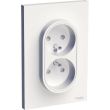 Prise de courant ODACE 2P+T double blanc à griffes spécial rénovation SCHNEIDER ELECTRIC S521089 photo du produit Secondaire 1 S