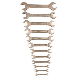 Jeu de 12 clés à fourches BRONZEPLUS KS Tools inclinée à 15° - 963.7064 photo du produit Principale M