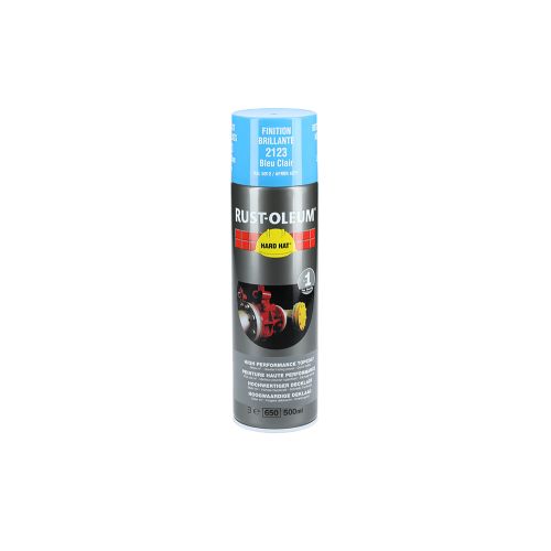 Couche de finition Hard Hat Ral-couleurs bleu clair RAL 5012 500 ml RUST-OLEUM 2123 photo du produit Secondaire 2 L