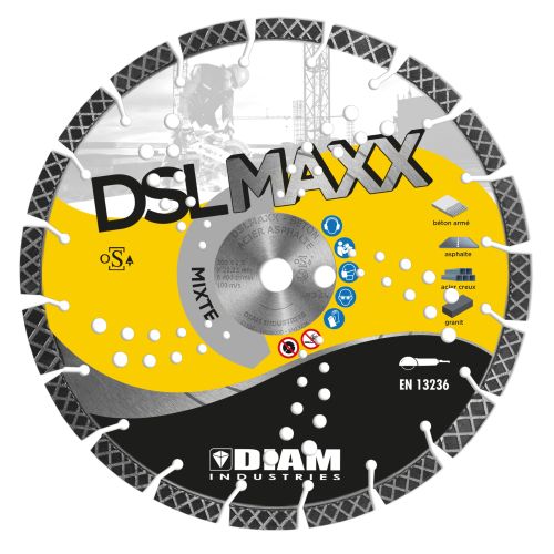 Disque diamant mixte 125x22,23mm - DIAM INDUSTRIES - DSLMAXX125/22 pas cher