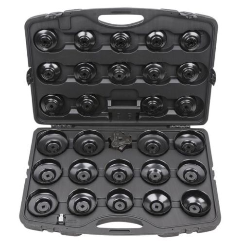 Coffret de cloches pour filtre à huile 3/8'' + 1/2'' 30 pièces KS TOOLS 150.9350 photo du produit