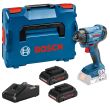 Visseuse à chocs 18V Bosch GDR 18V-160 + 2 batteries ProCORE 4 Ah + chargeur + L-BOXX - BOSCH - 06019G510Q pas cher