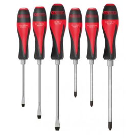 Boîte de 6 tournevis ULTIMATEMAX® Ks Tools à lame traversante 5,5 à 8 mm et PH1 à PH3 - 922.6110 photo du produit Principale M