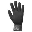 Gant tricoté anti-coupure EUROCUT N555 EUROTECHNIQUE double enduction bleu/noir T7 - COVERGUARD - 1CRFN07 pas cher Secondaire 1 S