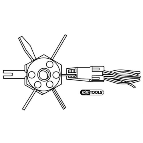 Extracteur de cosses pour lubrificateur 3 KS TOOLS 150.1231 photo du produit Secondaire 1 L