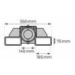 Eperon charge cylindrique Stockman enfourchable 510 kg - EPG500F photo du produit Secondaire 3 S