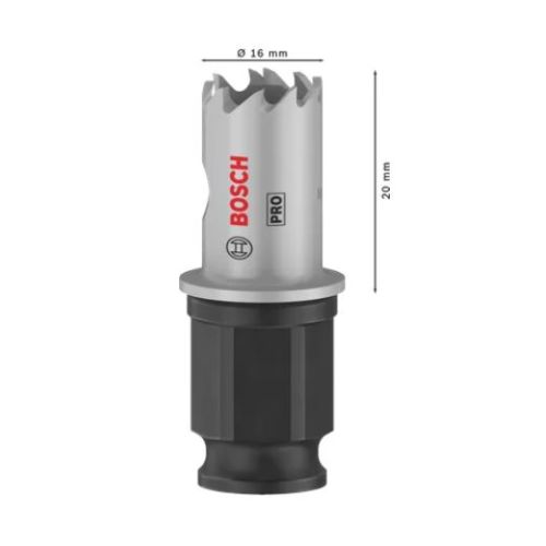 Scie trépan PRO BIM PC PLUS METAL pour perceuse et visseuse rotative et à percussion 20 x 16 mm BOSCH 2608594437 photo du produit
