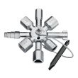 Clé universelle TWINKEY® pour armoires de commande à 8 empreintes KNIPEX 001101 photo du produit Secondaire 1 S